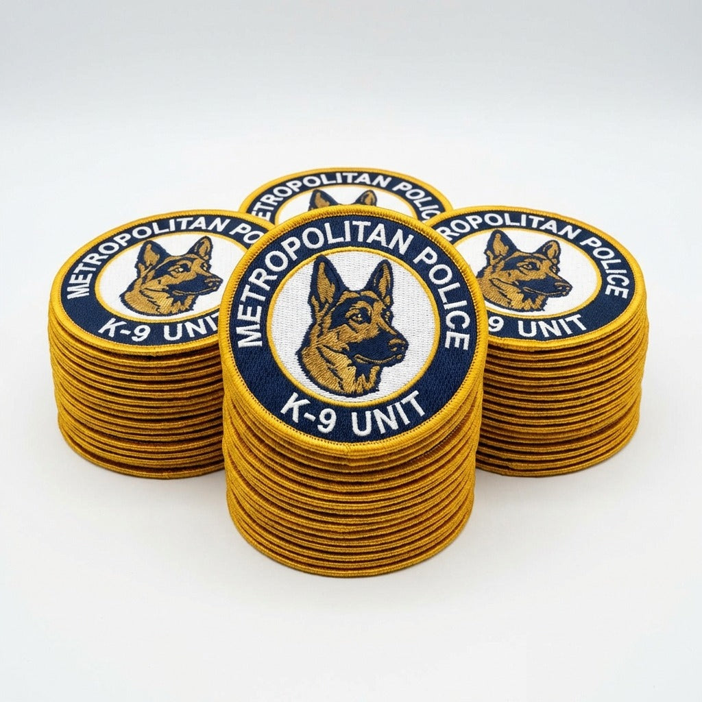 Police K-9 Unit Embroidered Patch