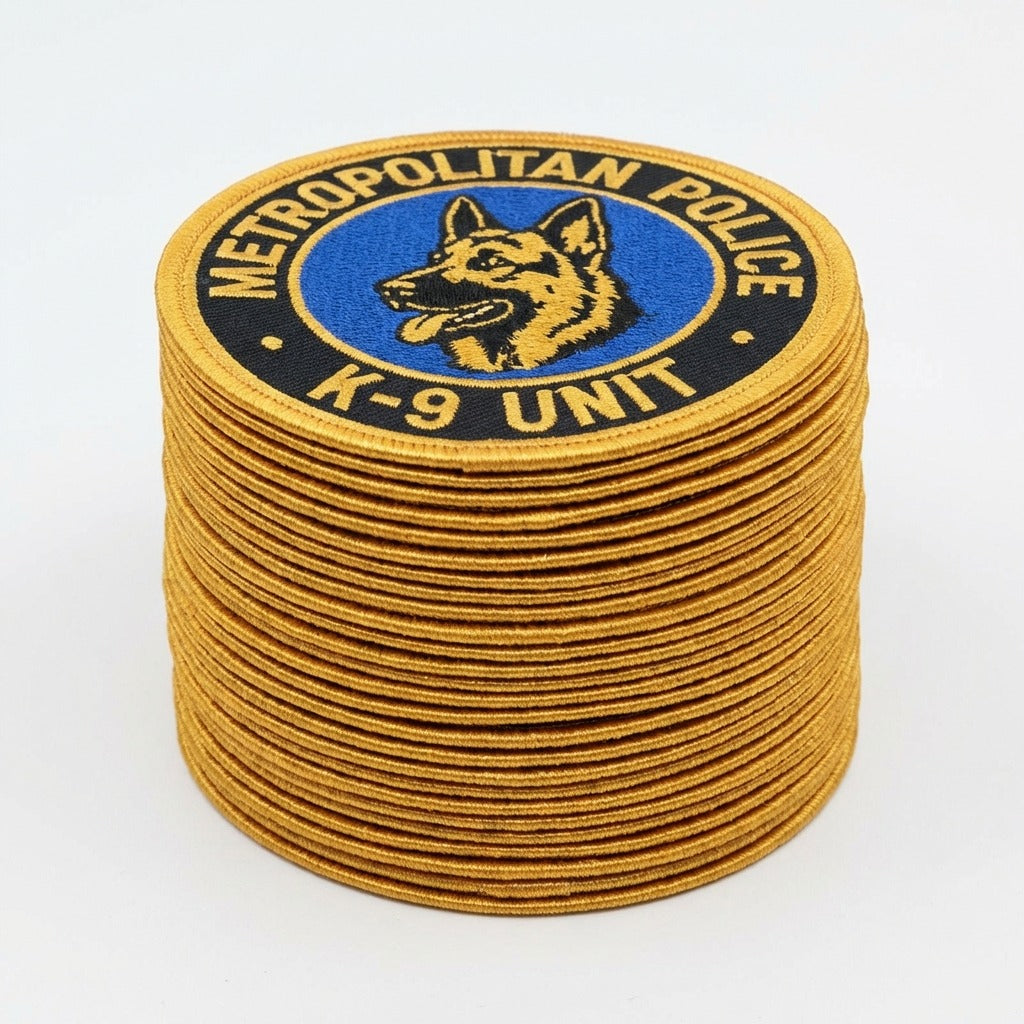 Police K-9 Unit Embroidered Patch